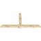 Ekena Millwork Eugene Rough Sawn Timber Gable Bracket, Douglas Fir, 96"W x 48"H x 4"D x 6"F, 12/12 Pitch GBW096X48X0406EUG00RDF - alternate 2